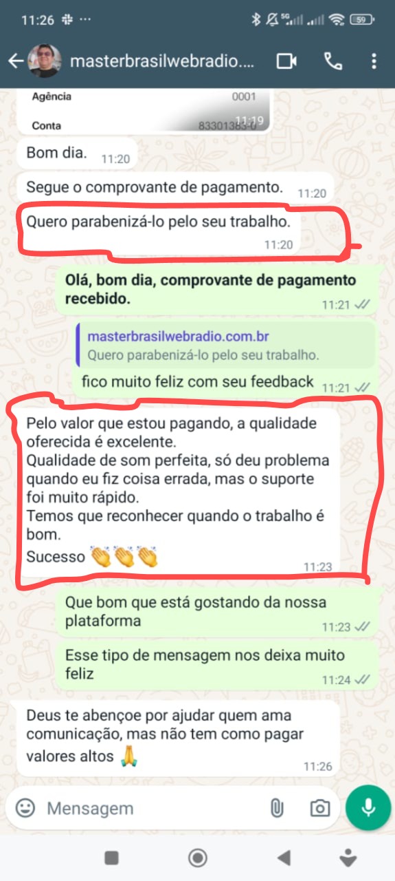Depoimento de cliente